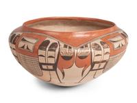 Polychrome Pottery Bowl