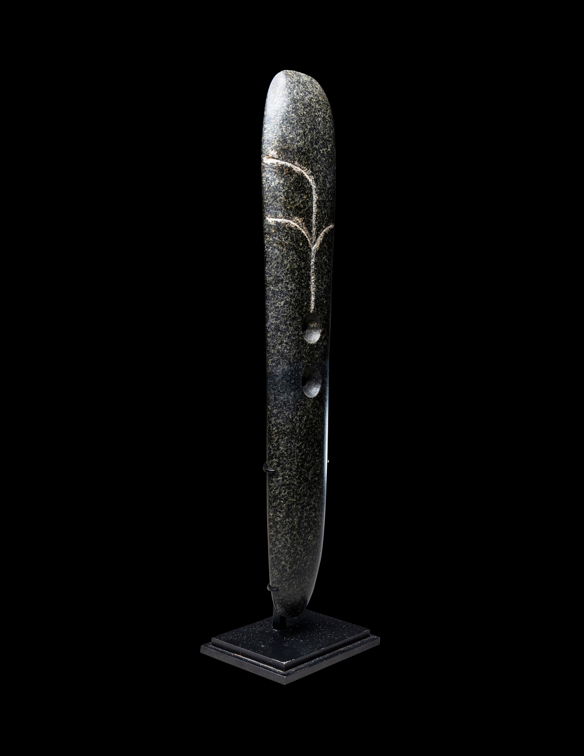 An Izapan Serpentine Engraved Celt