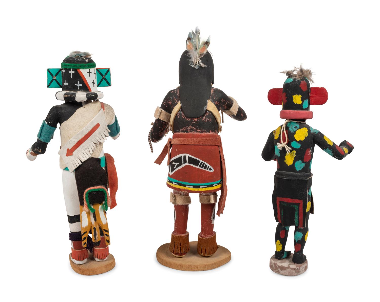 Group of Hopi and Zuni Katsinas