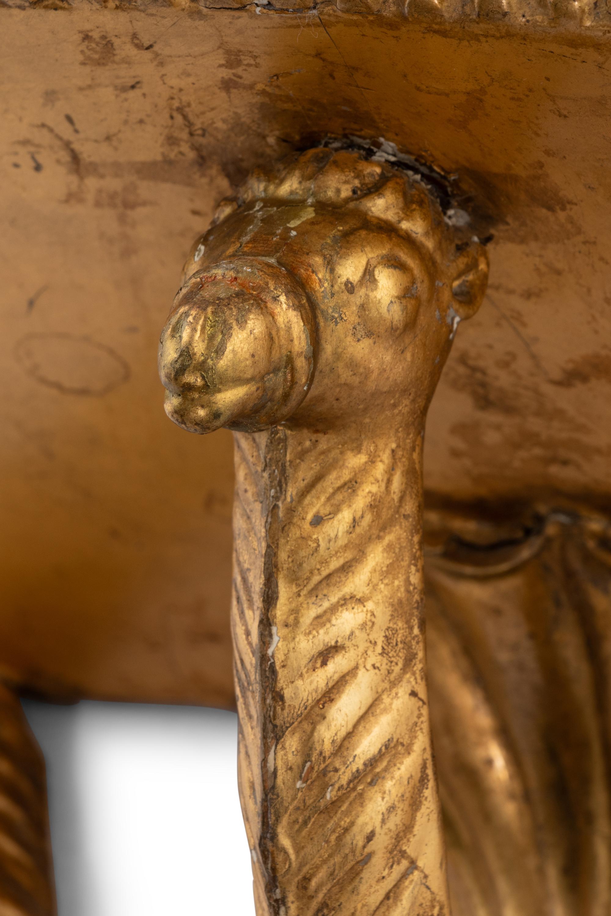 A George III Giltwood Wall Bracket