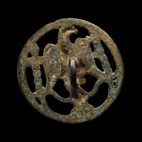 A Roman Bronze Phalera with Eagle