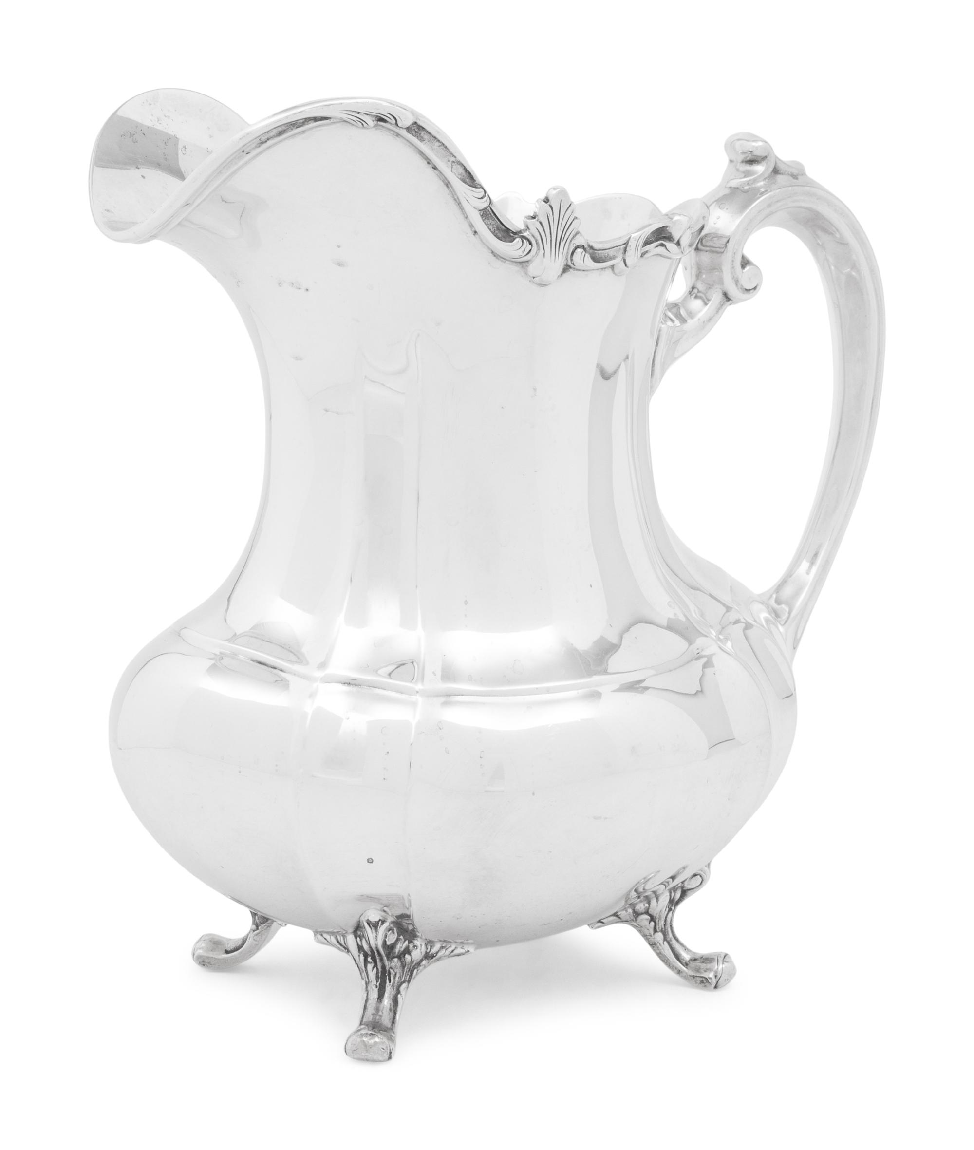 An American Silver Water Pitcher