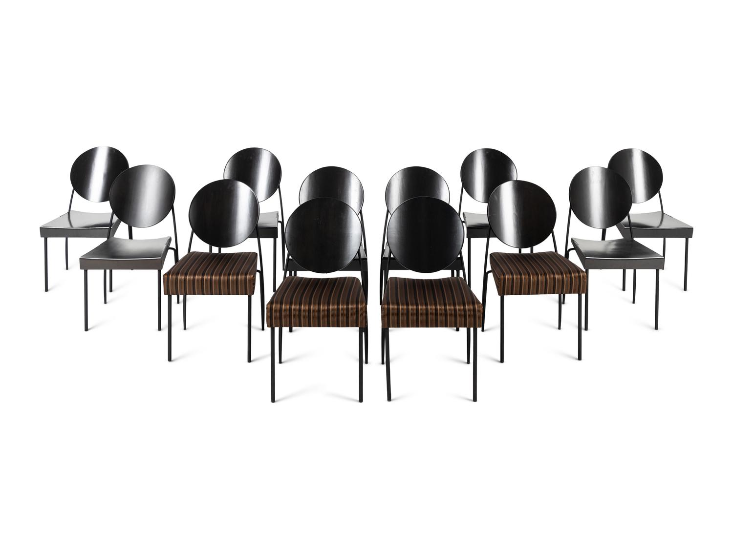 A Set of Twelve Dakota Jackson Vik-Ter Chairs