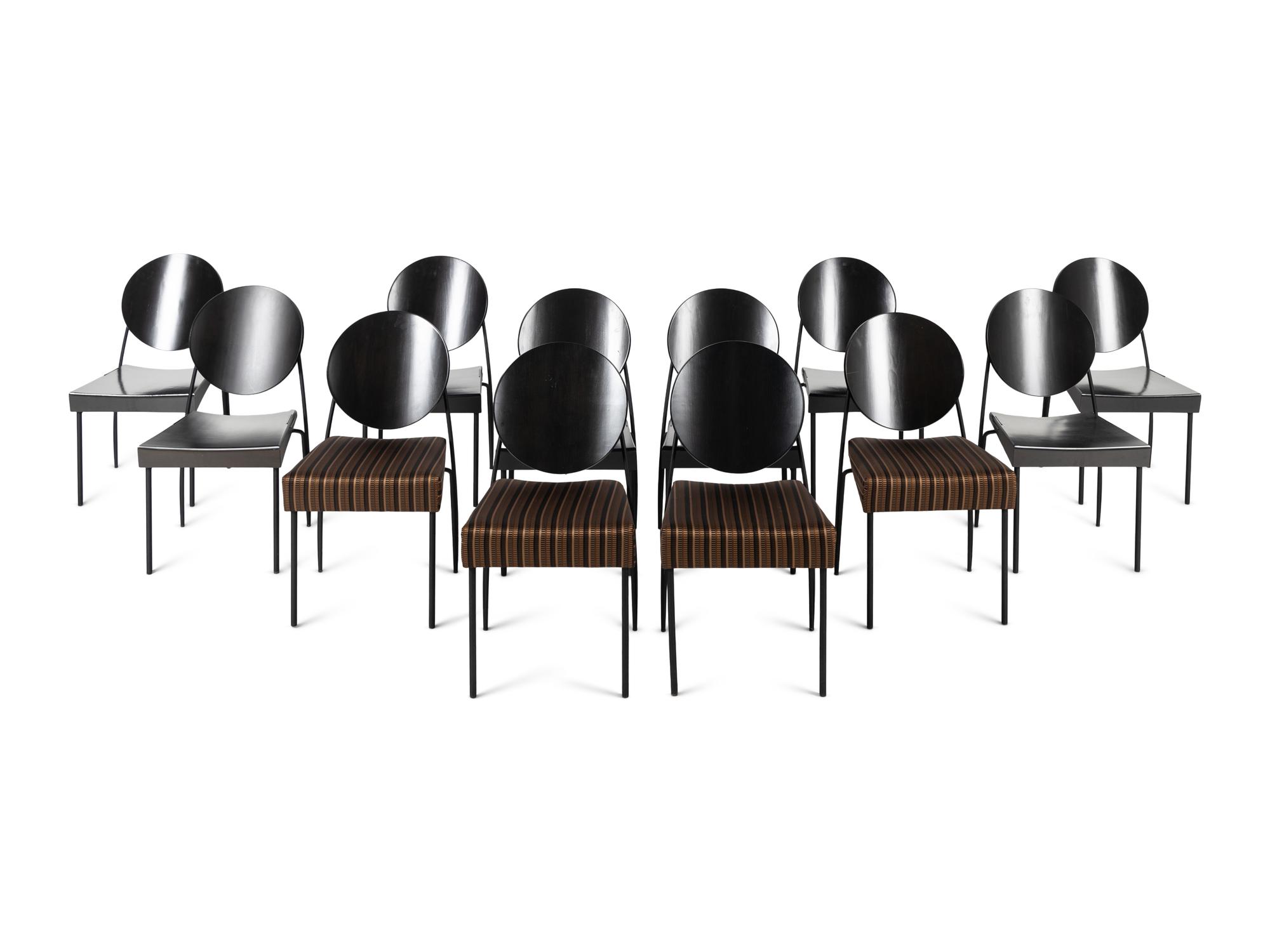 A Set of Twelve Dakota Jackson Vik-Ter Chairs