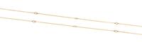 An 18 Karat Yellow Gold "Diamonds by the Yard" Necklace, Elsa Peretti for Tiffany & Co., 3.70 dwts.