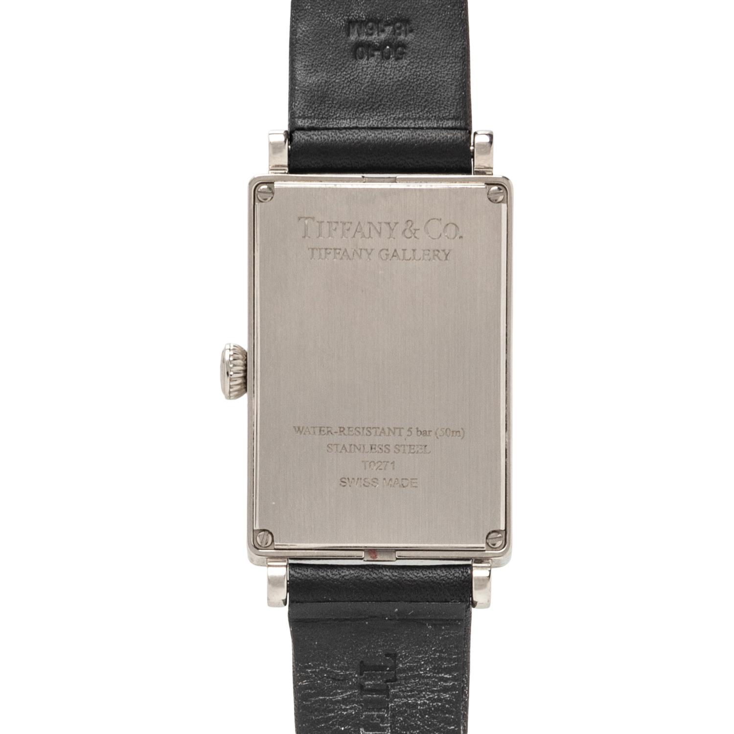 TIFFANY & CO., STAINLESS STEEL 'TIFFANY GALLERY' WATCH