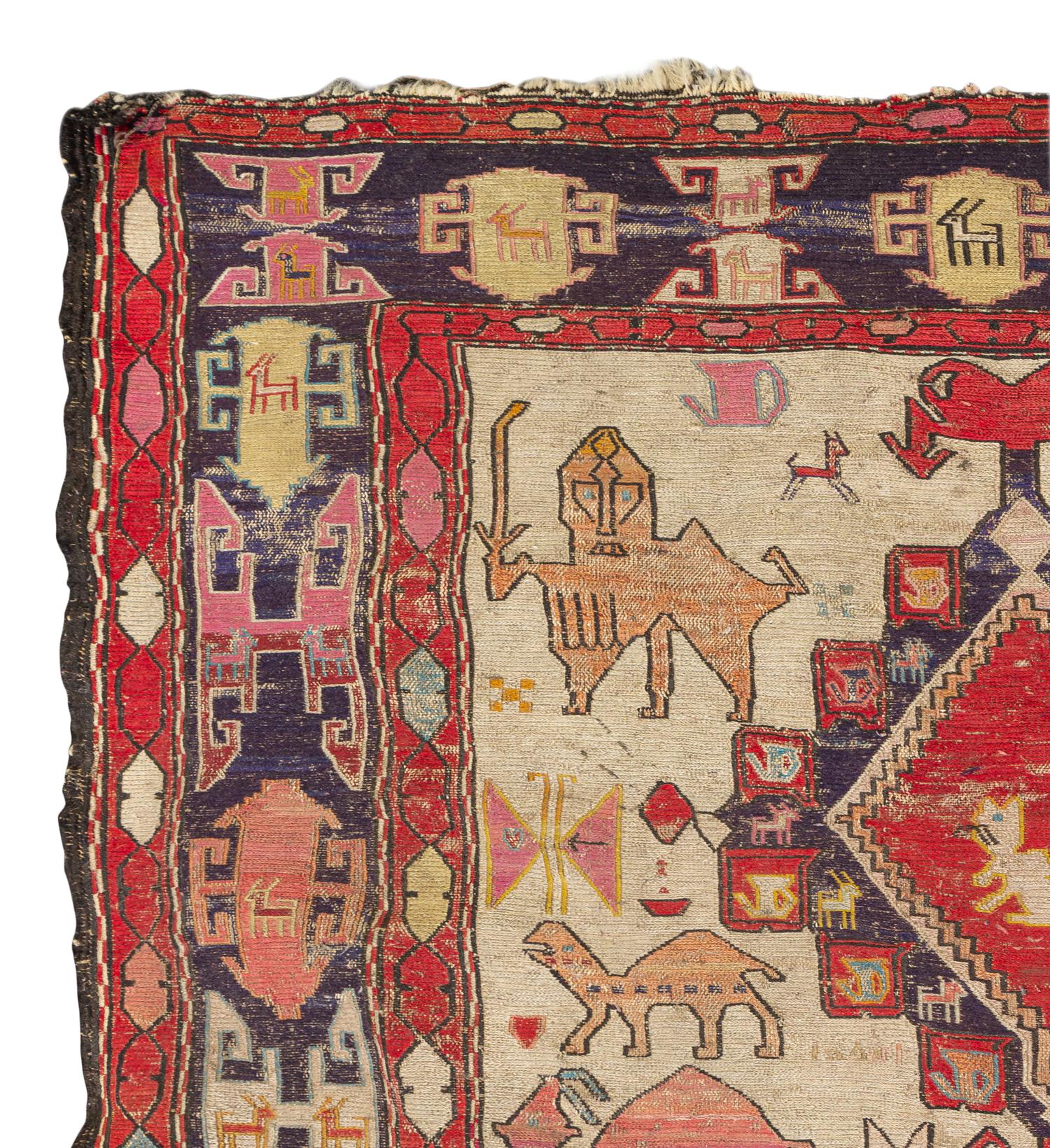 A Soumak Wool Rug