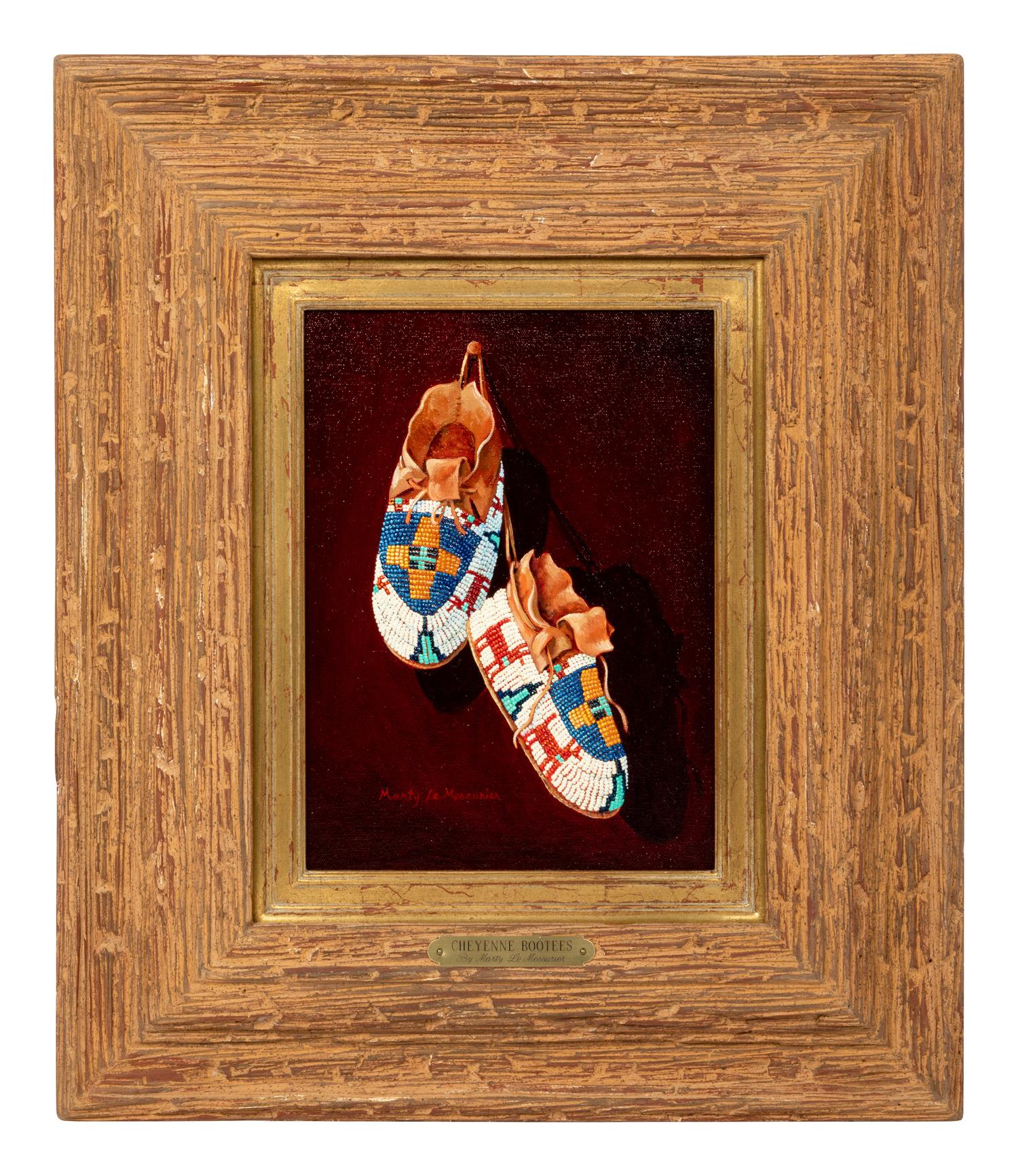 Two Works: Cheyenne Booties and Sioux Child's Moccassins
