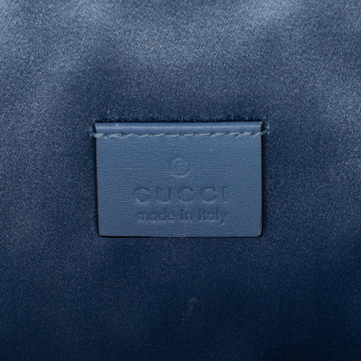 GUCCI, EMBELLISHED "GUCCIFICATION" CLUCH