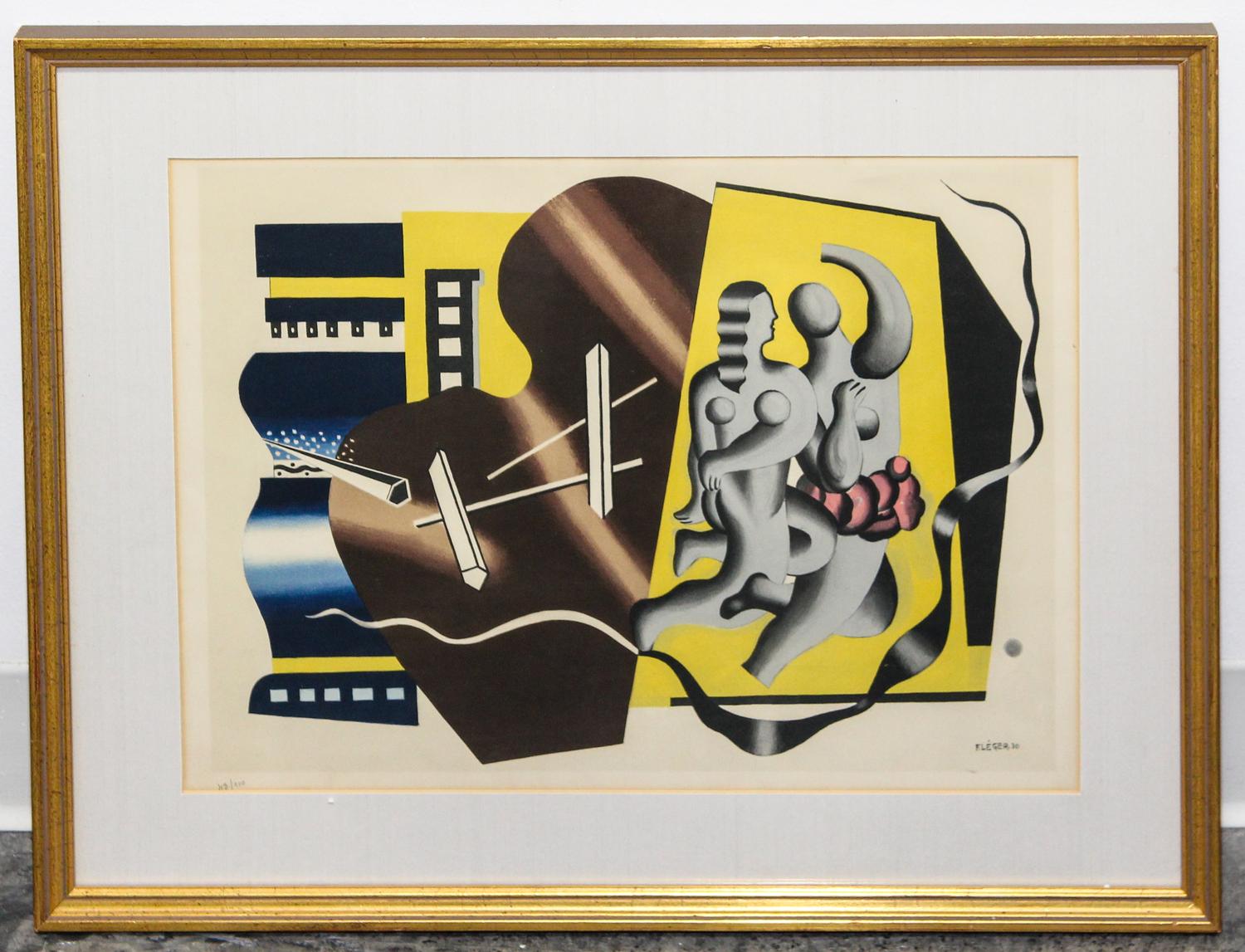 After Fernand Leger, (French, 1881-1955), Composition au Sujets