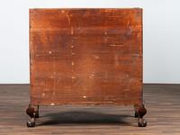 A Chippendale Carved Mahogany Reverse Serpentine Block-Front Desk