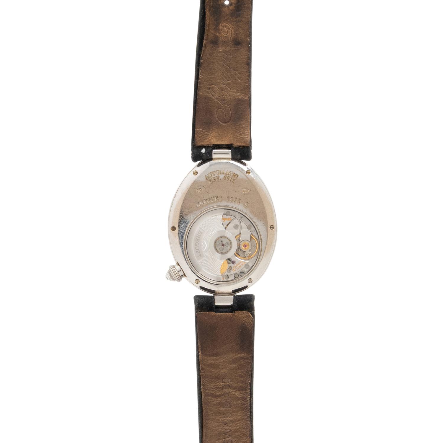 BREGUET, REF. 8918 18K WHITE GOLD AND DIAMOND 'REINE DE NAPLES' WATCH WITH BREGUET DEPLOYANT BUCKLE