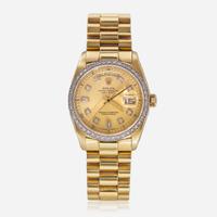 A Men's Rolex Presidential with Diamond Bezel 18038, c. 1978