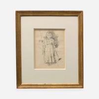 James Abbott McNeill Whistler (American, 1834-1903) Little Evelyn