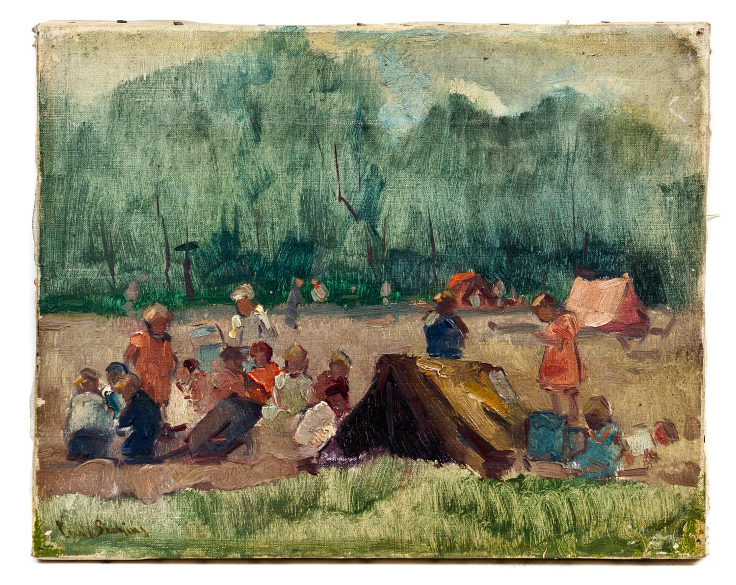 Louis Soonius, (Netherlands, 1883-1956), Picnic Scene