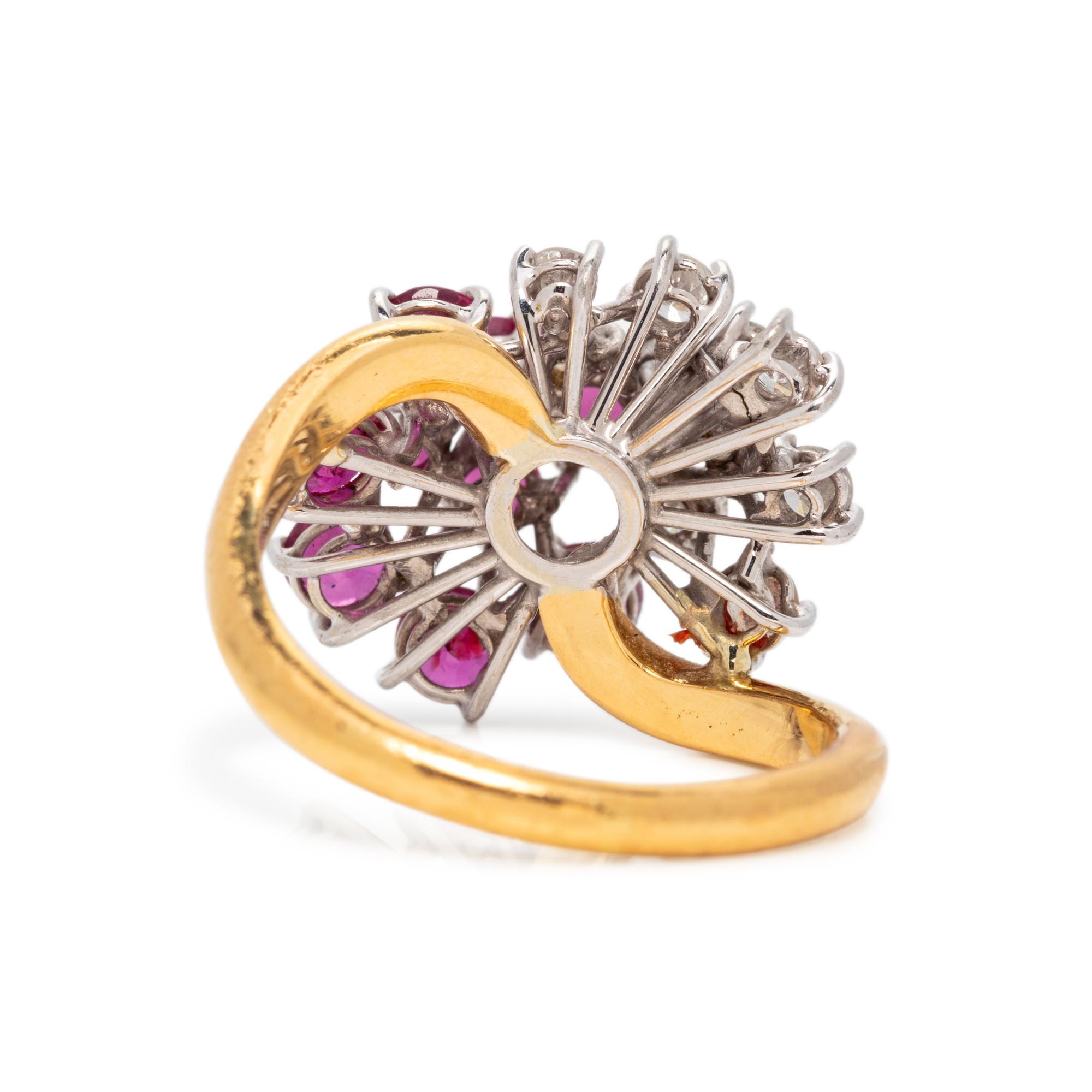 DIAMOND AND RUBY RING
