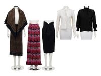 Five Givenchy Separates: Three Skirts and Two Shirts, 1980-2000s