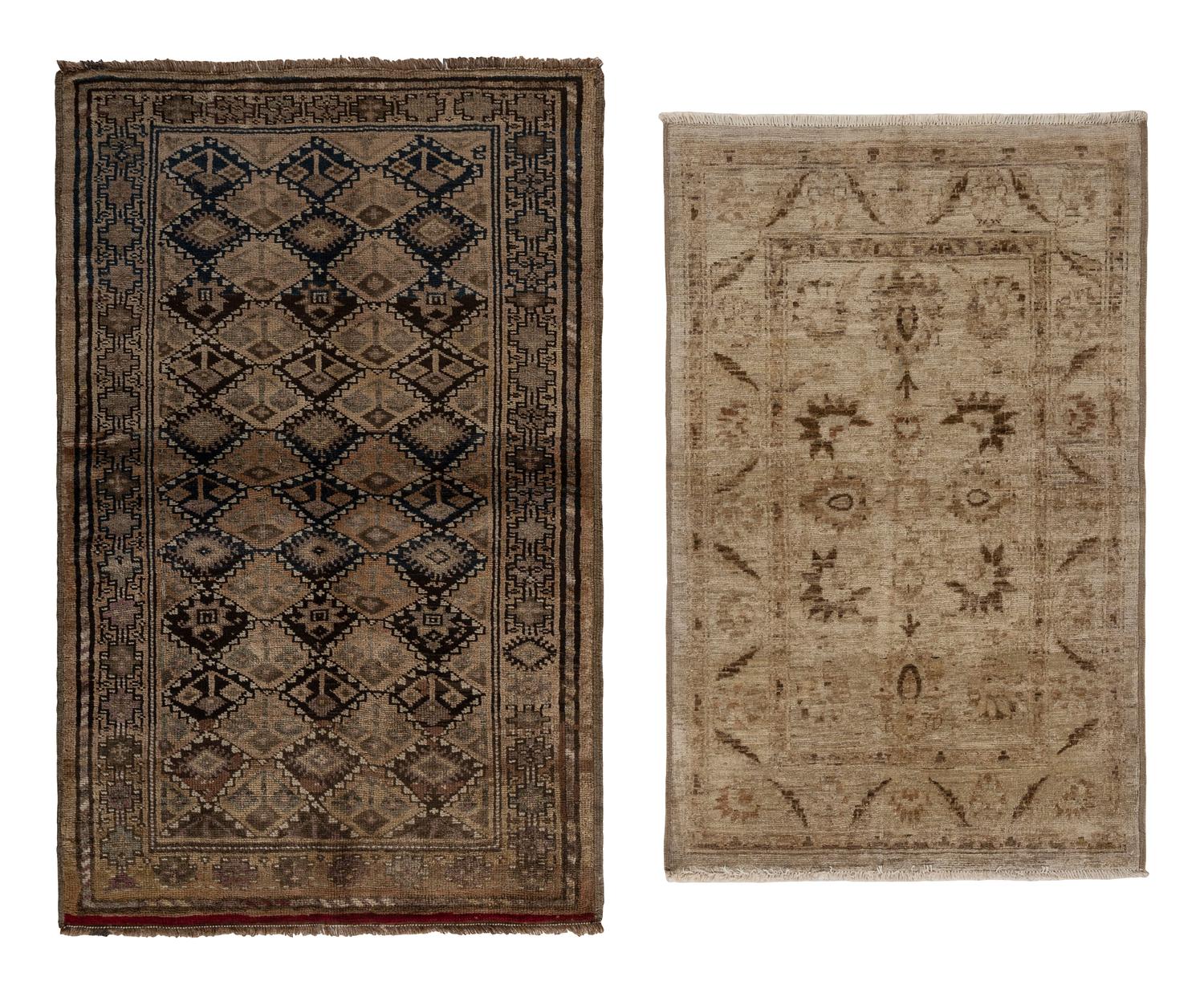 A Balouch Rug and a Bamyan Rug