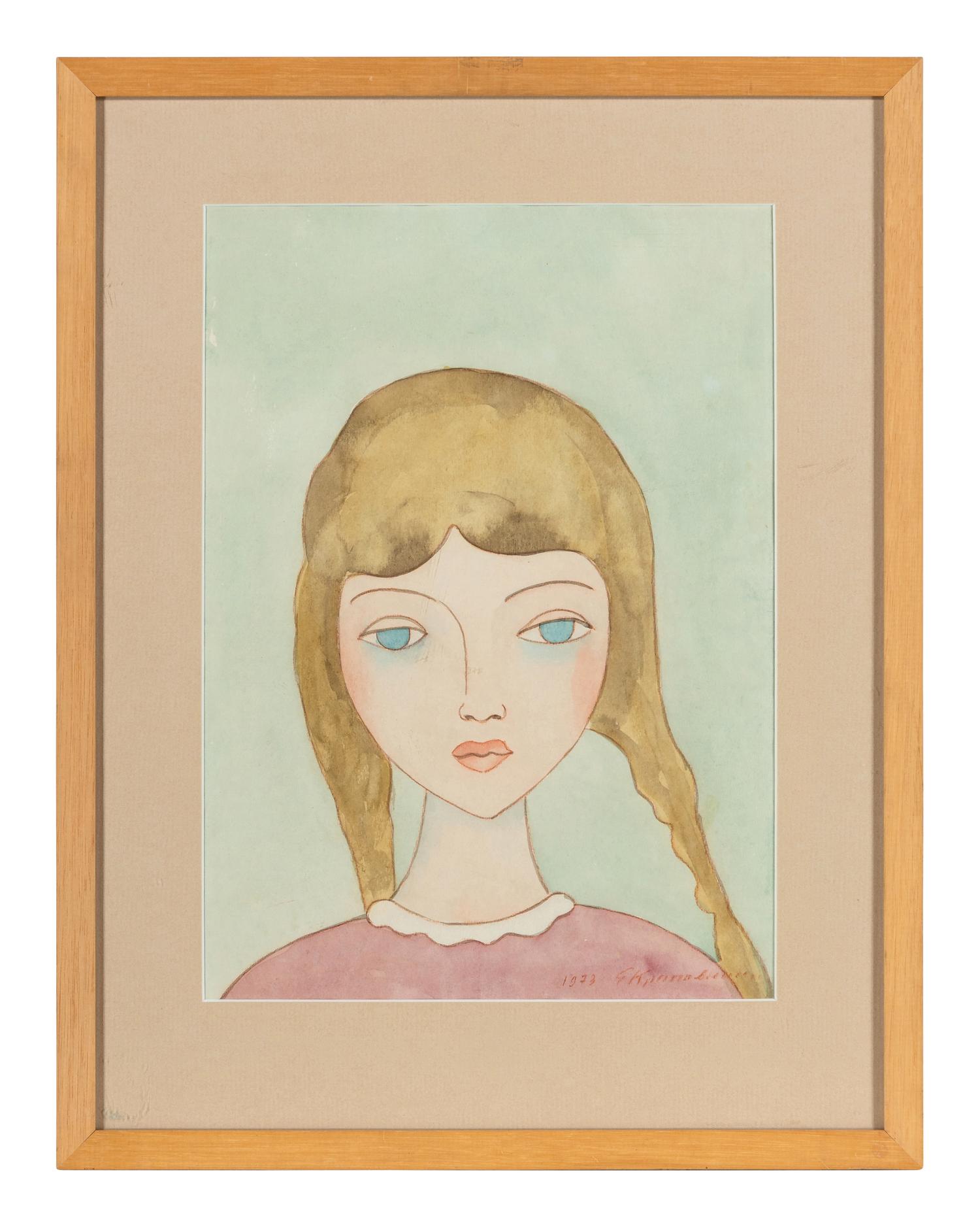 Portraits (a pair of works)