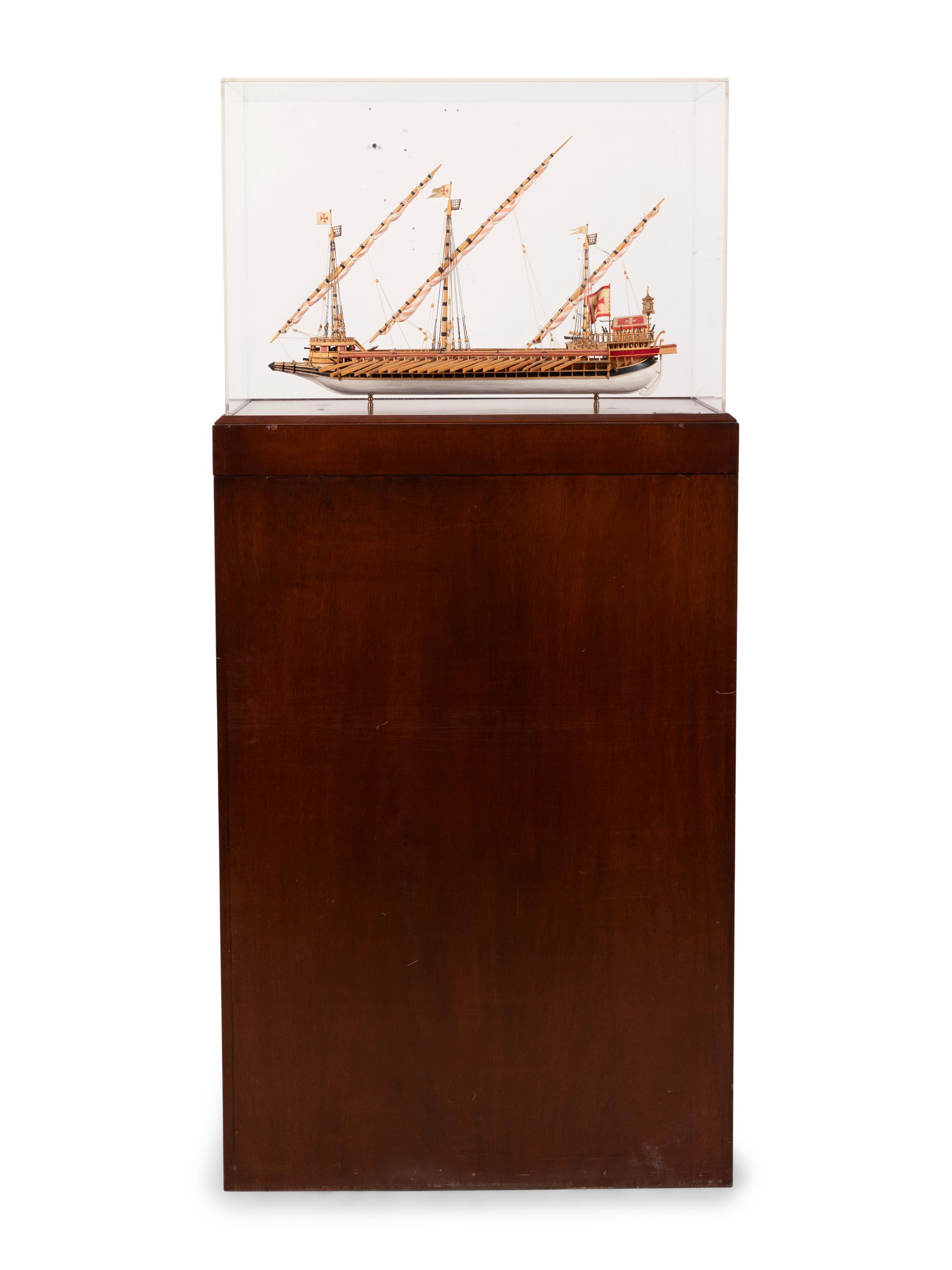 A Cased Model of Lepanto Galleass