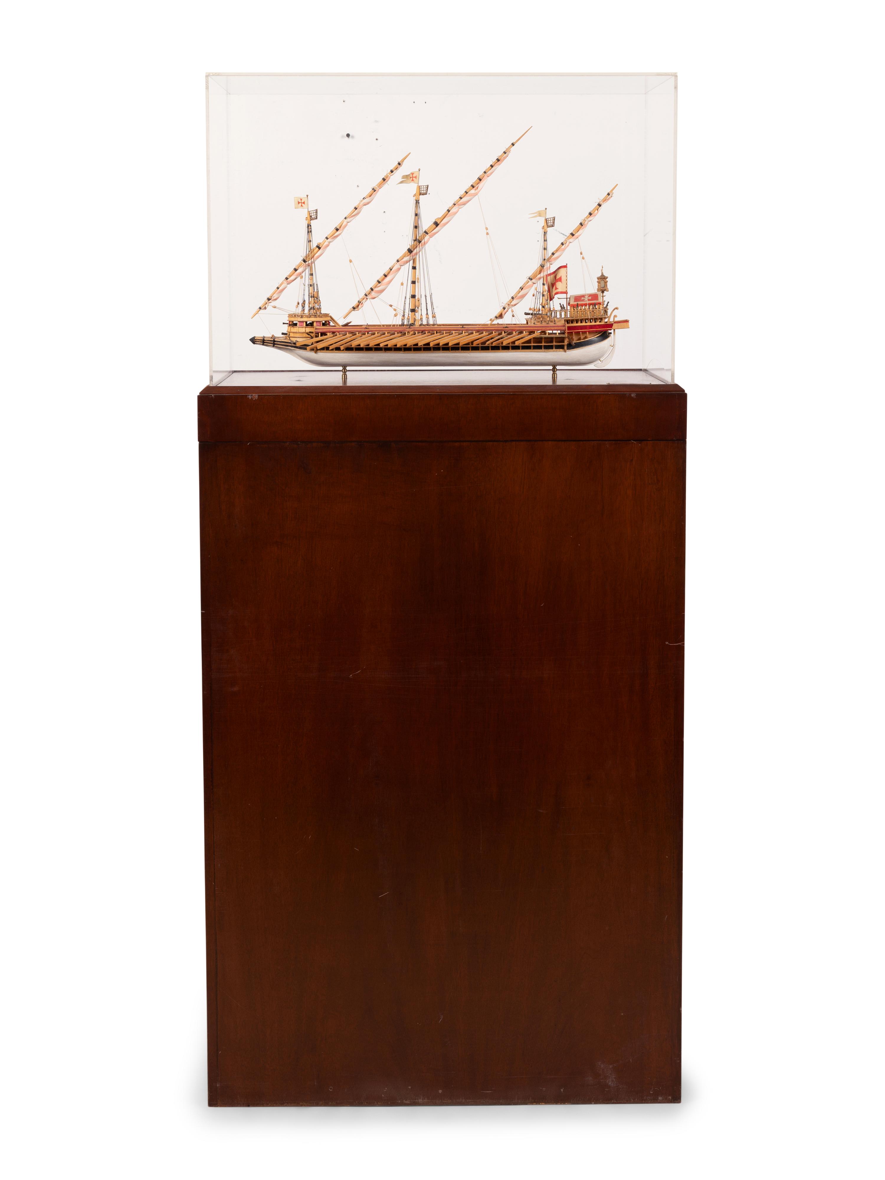 A Cased Model of Lepanto Galleass