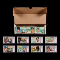 A Complete Set of 1956 Topps Baseball Cards (340/340) from The Collection of David Eisenhower
