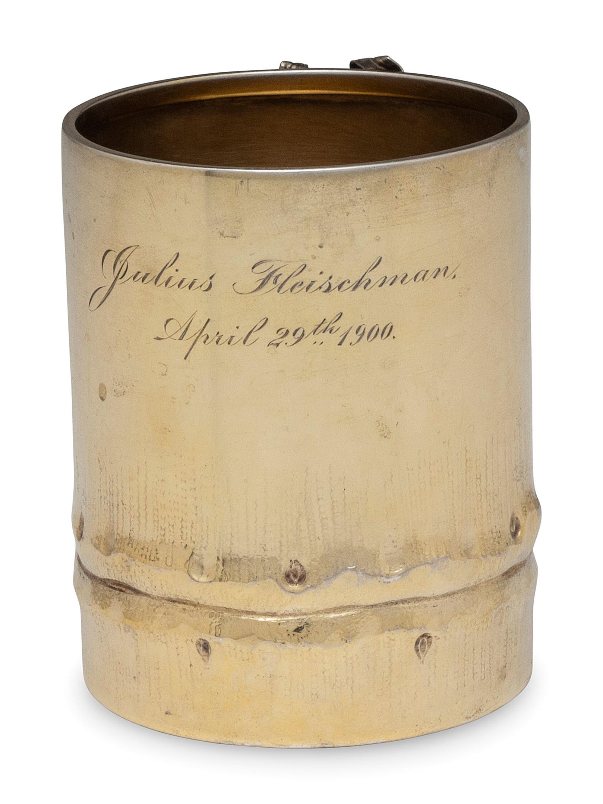 An American Silver-Gilt Mug