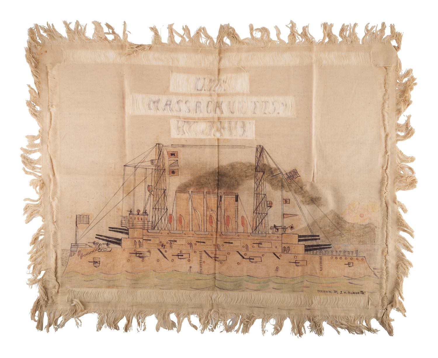 [SPANISH AMERICAN WAR] Miscellaneous souvenirs and photographs from one of the shortest declared wars in America.