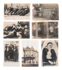 [OUTLAWS]. A group of 7 RPPCs of the Dalton Gang following the Coffeyville, KS, raid, by Tackett.