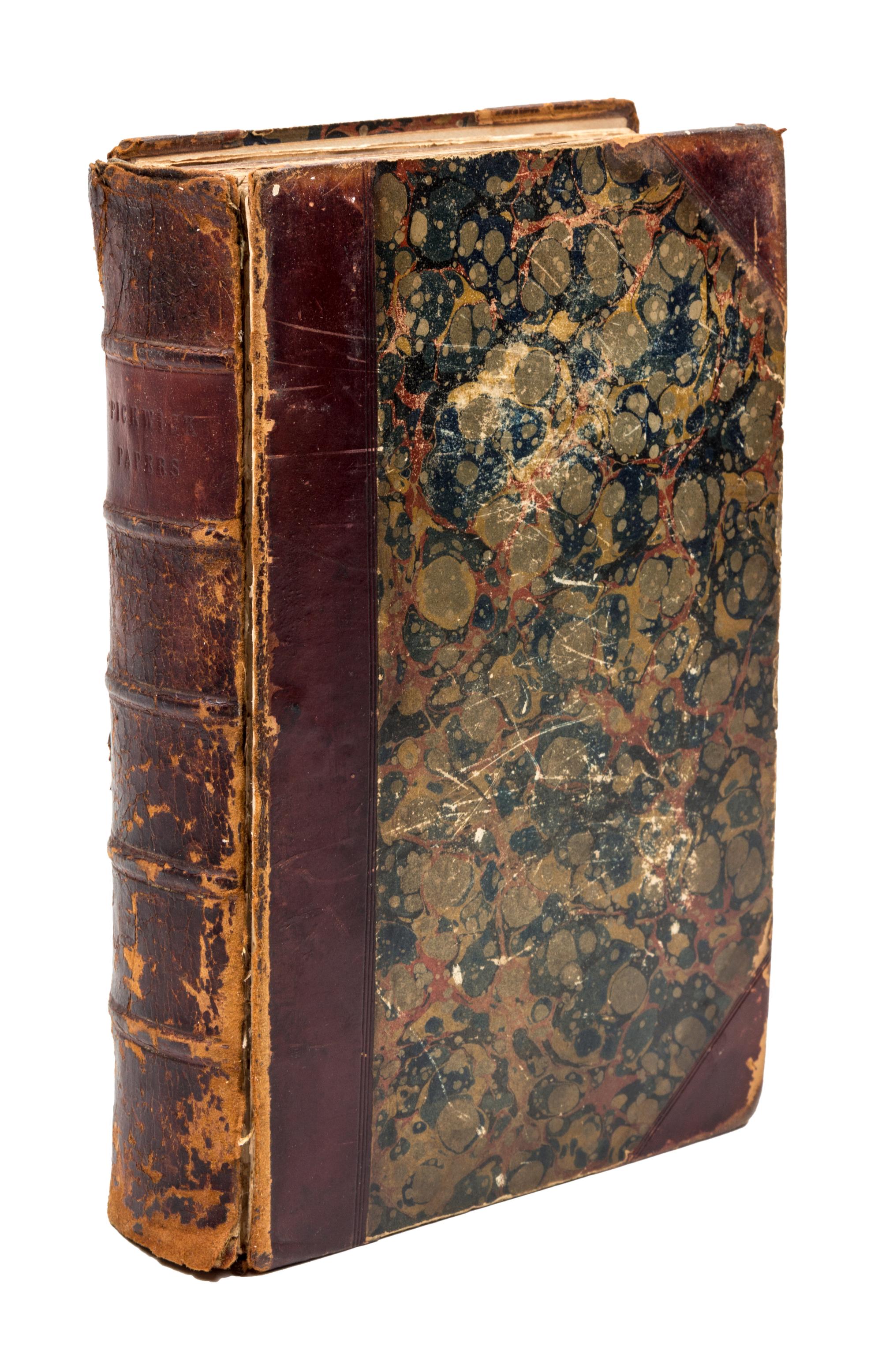DICKENS, CHARLES , Posthumous Papers of the Pickwick Club. London, 1837. First edition in book form.