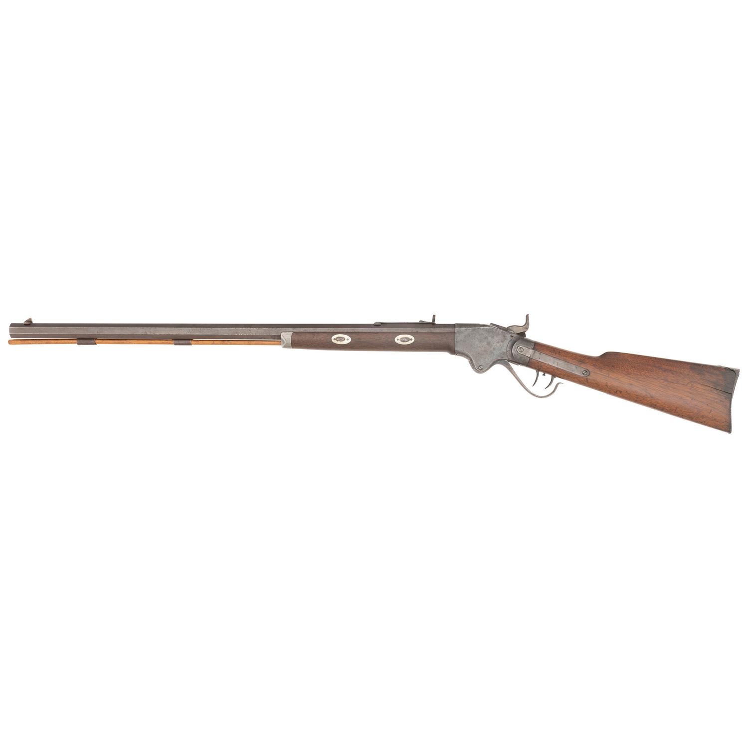 Heavy Barreled Plains Rifle Built on a Model 1860 Spencer Carbine Action by William H. Soper