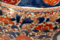 A Pair of Imari Palette Porcelain Jardinieres — 19TH CENTURY