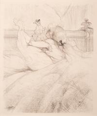 Au lit, 1898