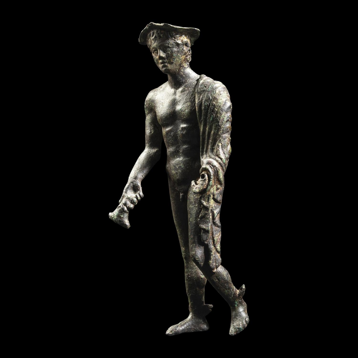 A Roman Bronze Mercury