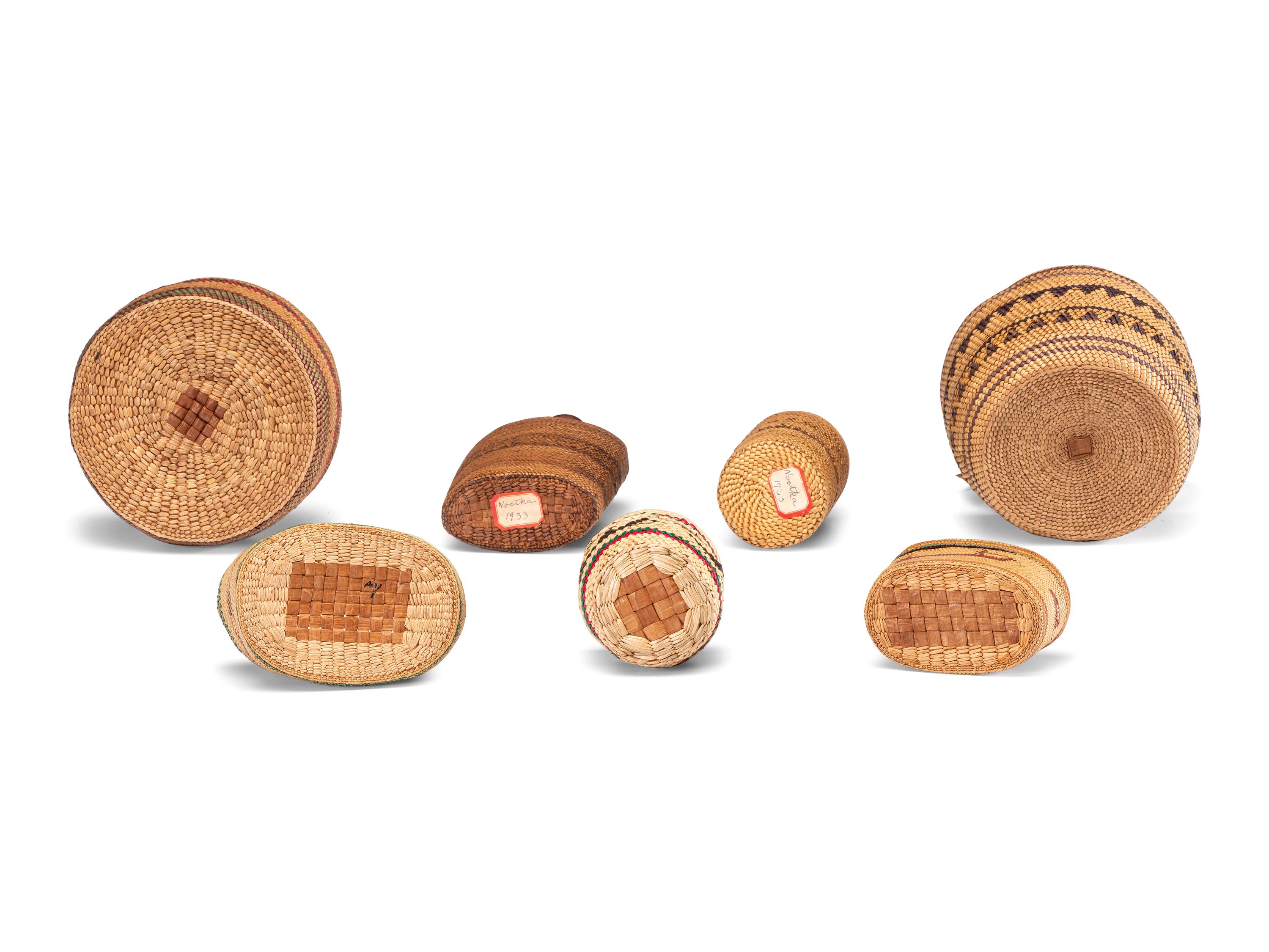 Nuu-chah-nulth and Makah Baskets and Basketry Bottles, PLUS
