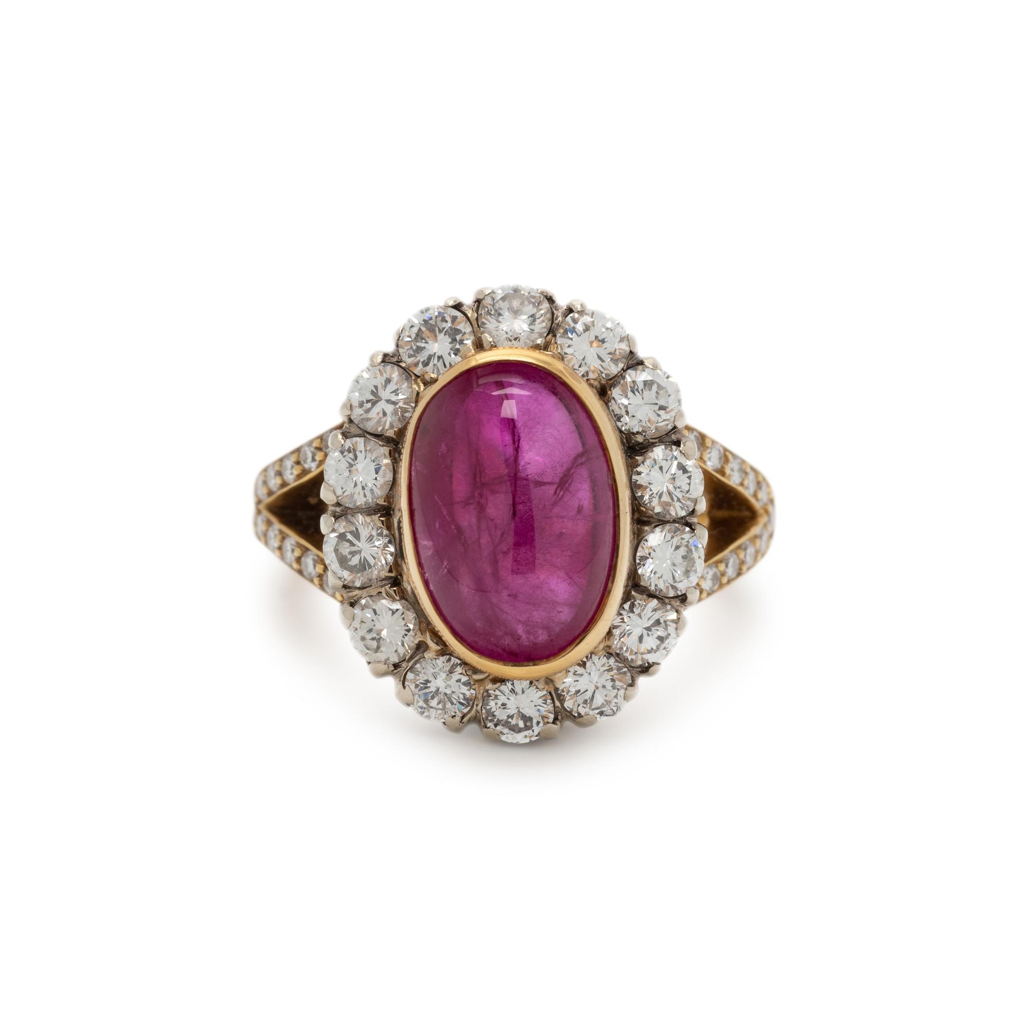 RUBY AND DIAMOND RING