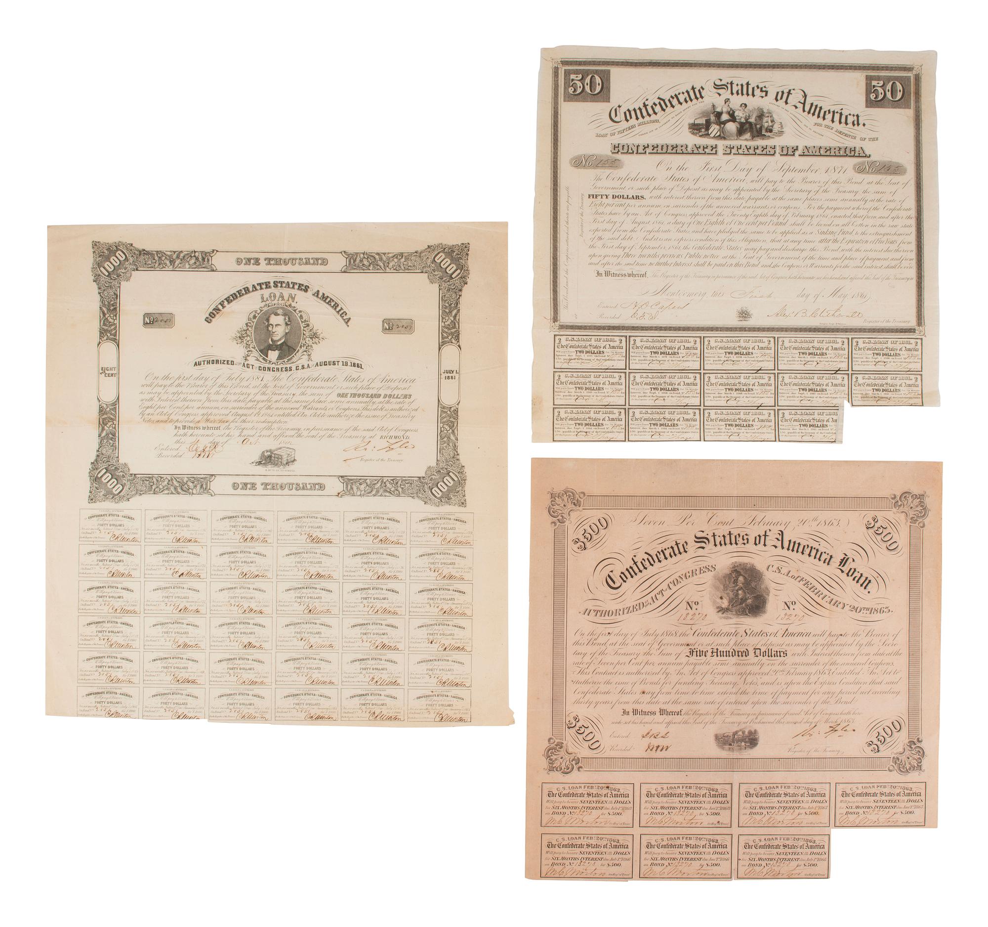 [CURRENCY]. Group of currency and bonds, incl: