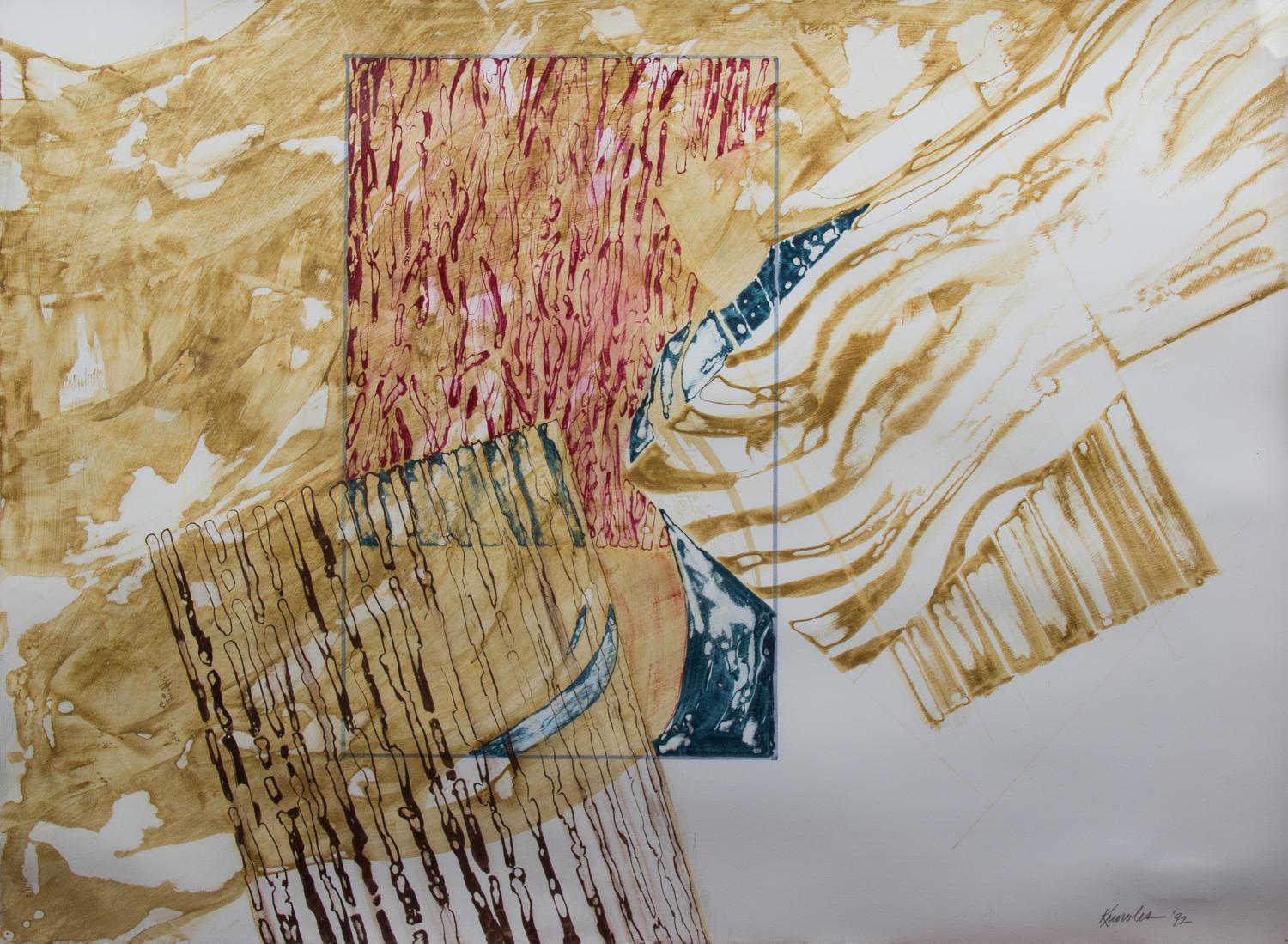 Richard Knowles, (American, 20th century), Abstracts