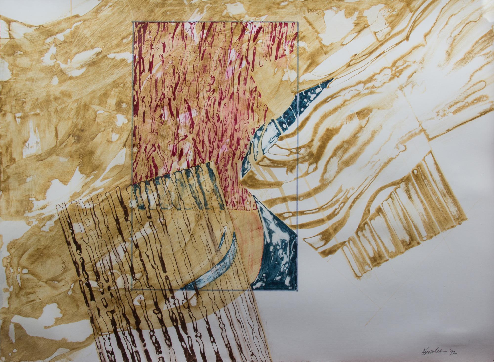 Richard Knowles, (American, 20th century), Abstracts