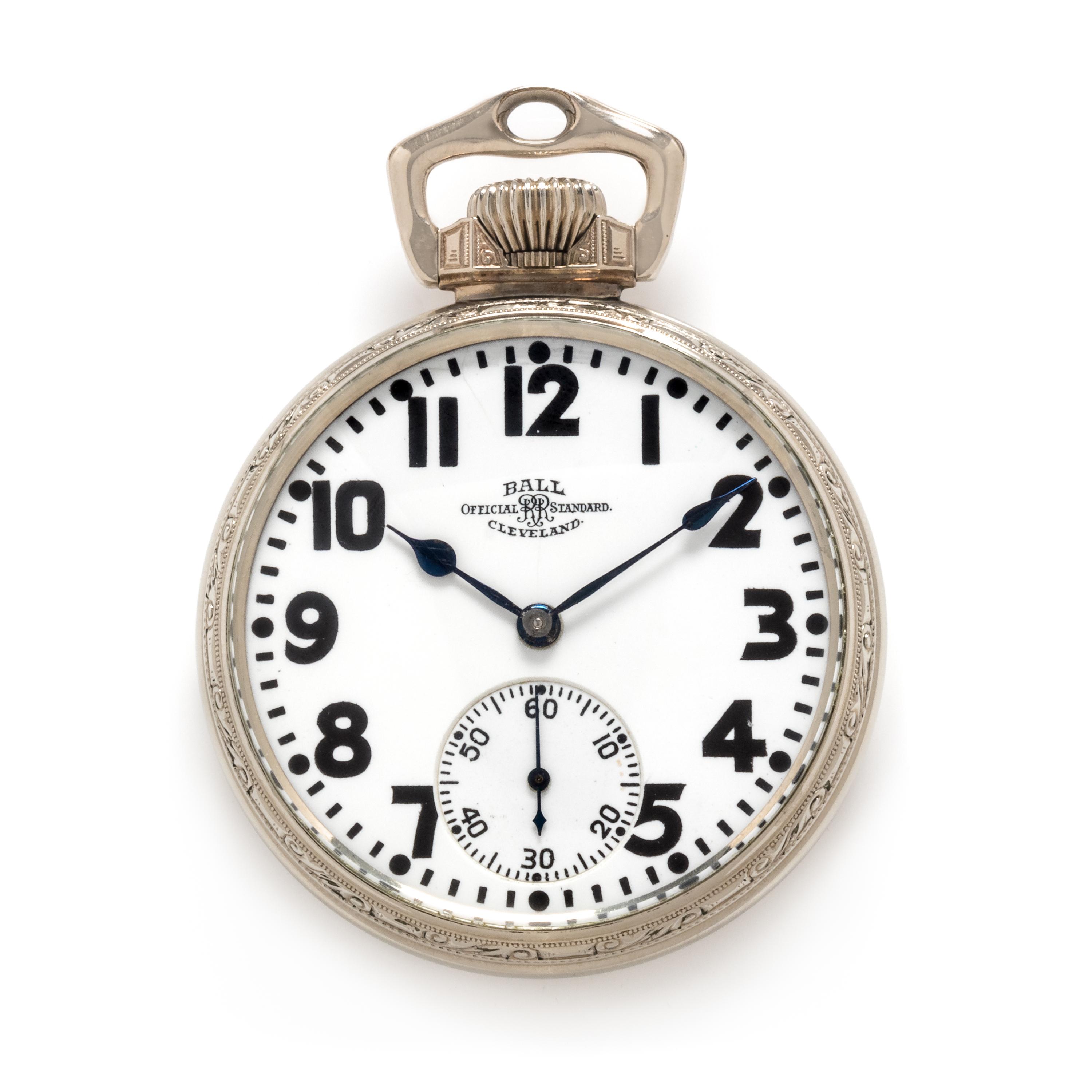 Ball Watch Co., G.F. Open Face Pocket Watch, Circa 1926