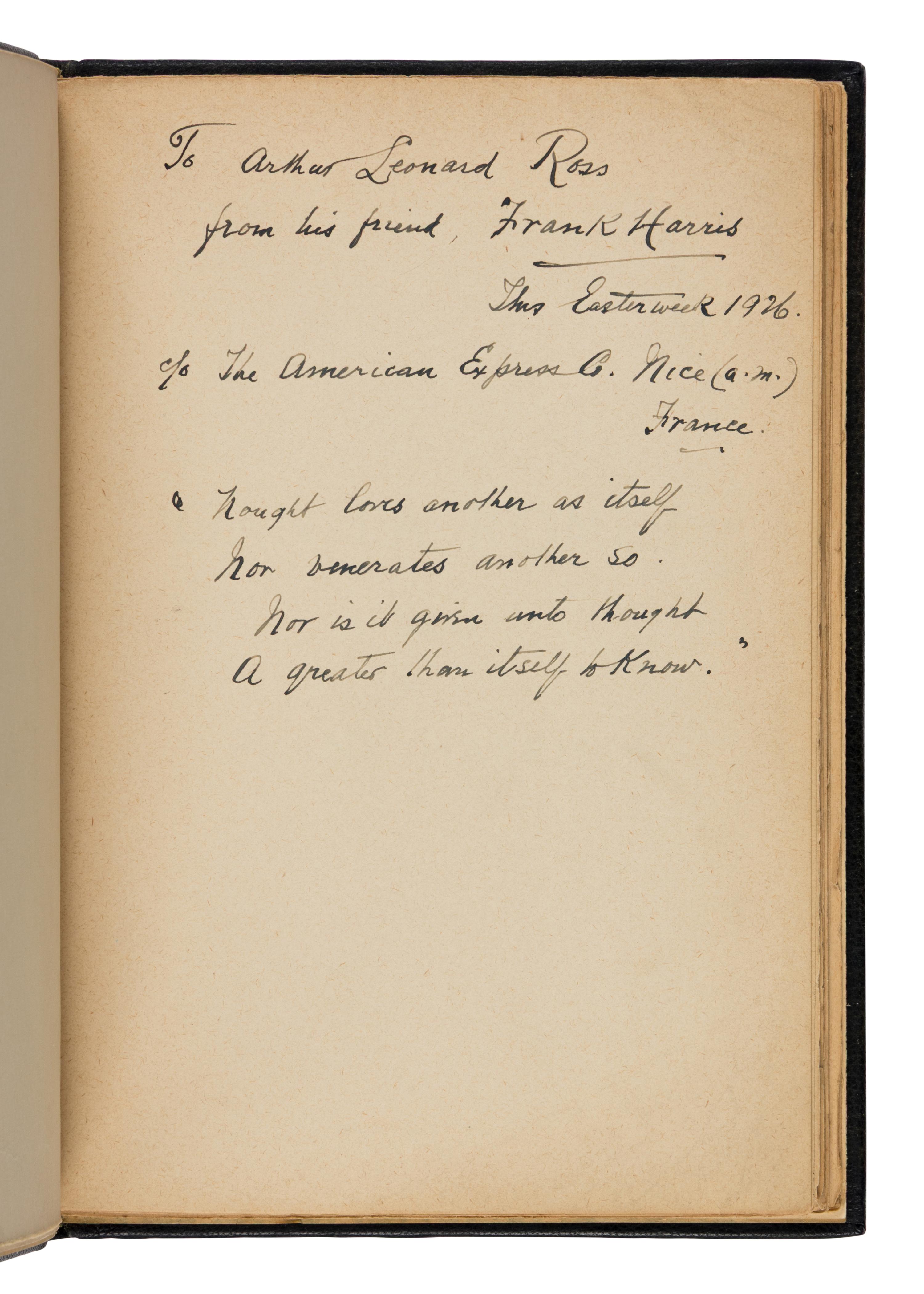 [Literature] Harris, Frank. Joan La Romee