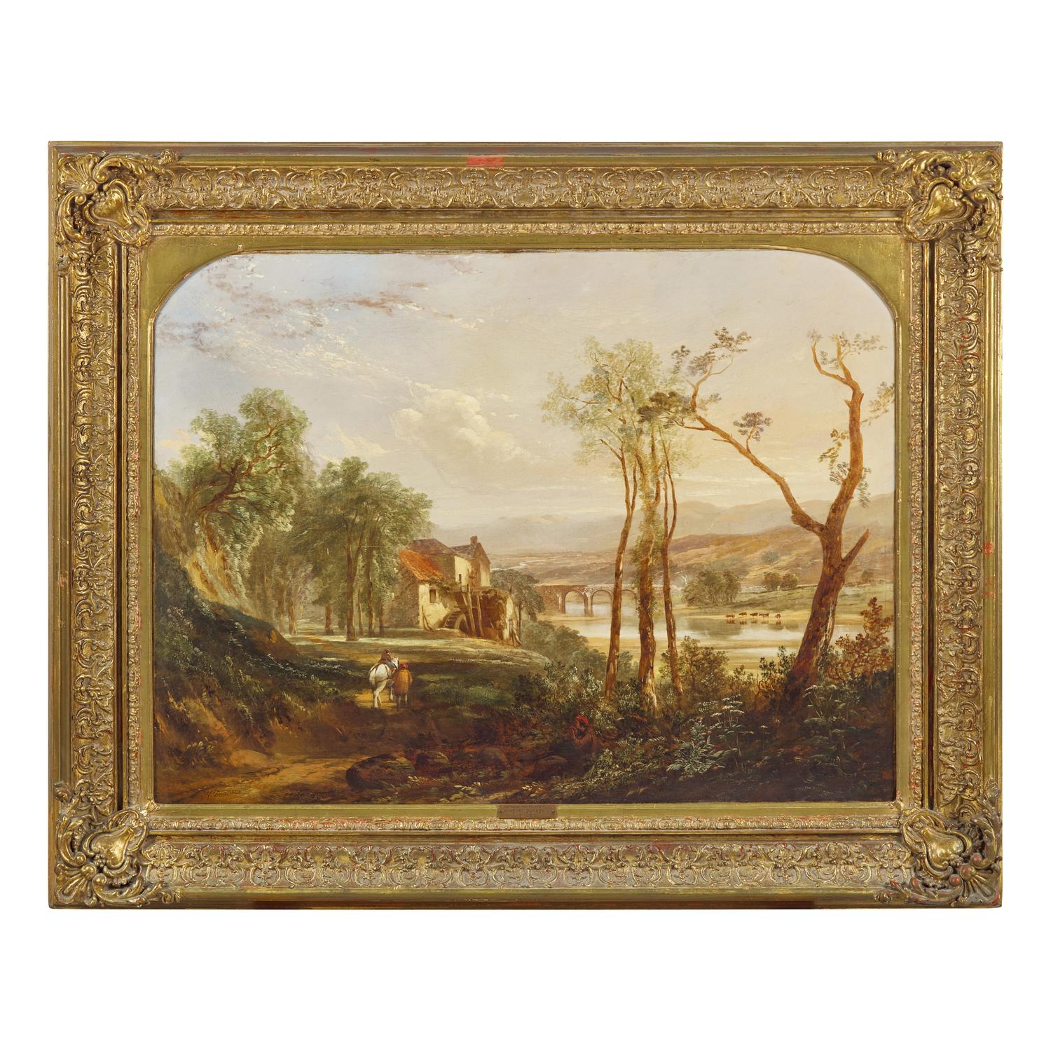 Henry Dawson (British, 1811-1878) — Nottingham from Woolford Hill