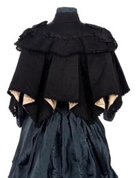 Collection of 19th Century Clothing: One Dress, Four Capes