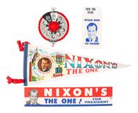 [NIXON, Richard M. (1913-1994)]. Posters, pamphlets, and ephemera from Nixon's political career.