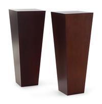 A Pair of Mahogany Pedestals