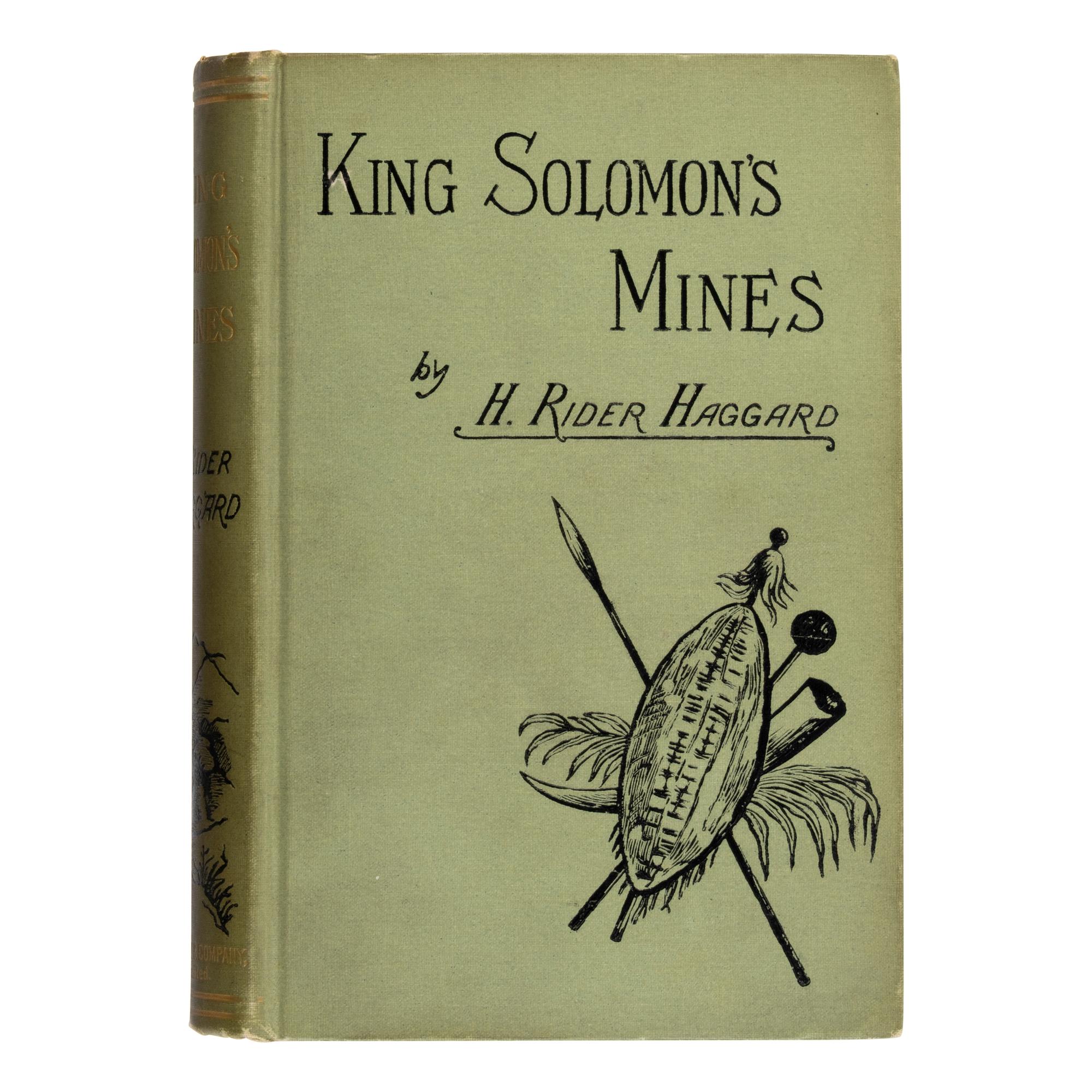 Haggard, H. Rider (1856-1925). King Solomon's Mines . London: Cassell & Company, 1885.
