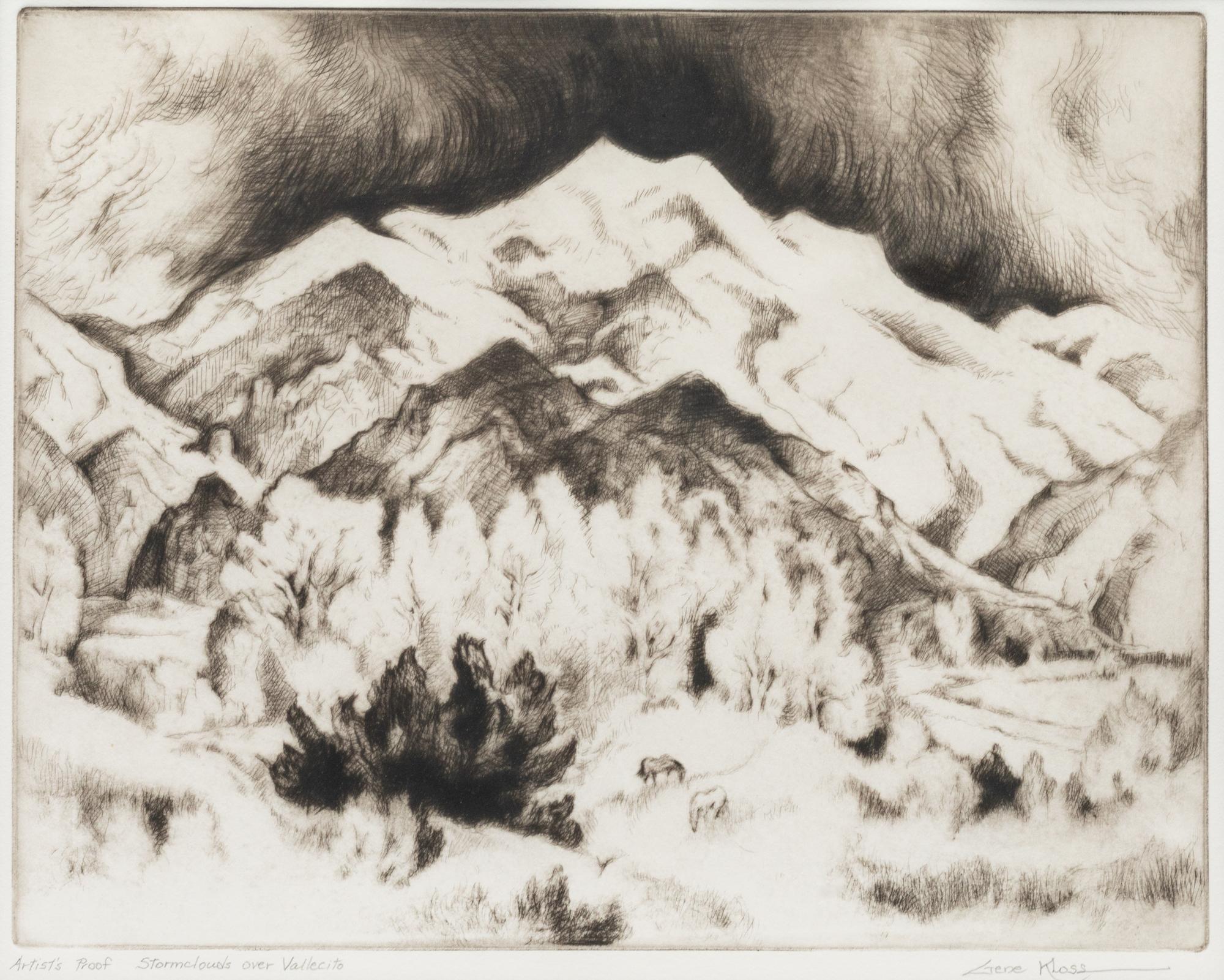 Stormclouds Over Vallecito , Artist's Proof