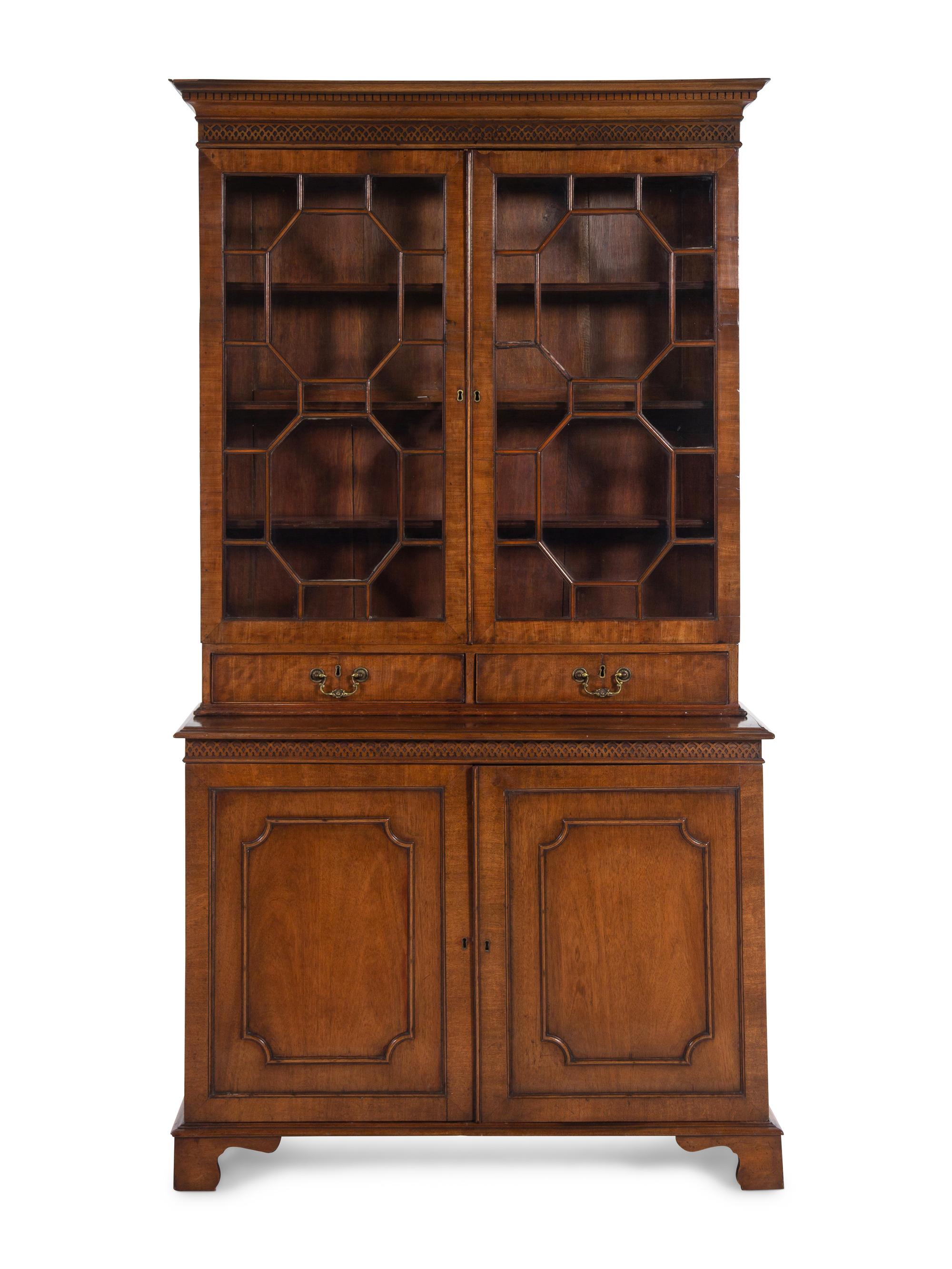 A George III Style Mahogany Bookcase