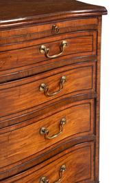 A George III Satinwood and Ebony-Inlaid Mahogany Bachelor's Chest