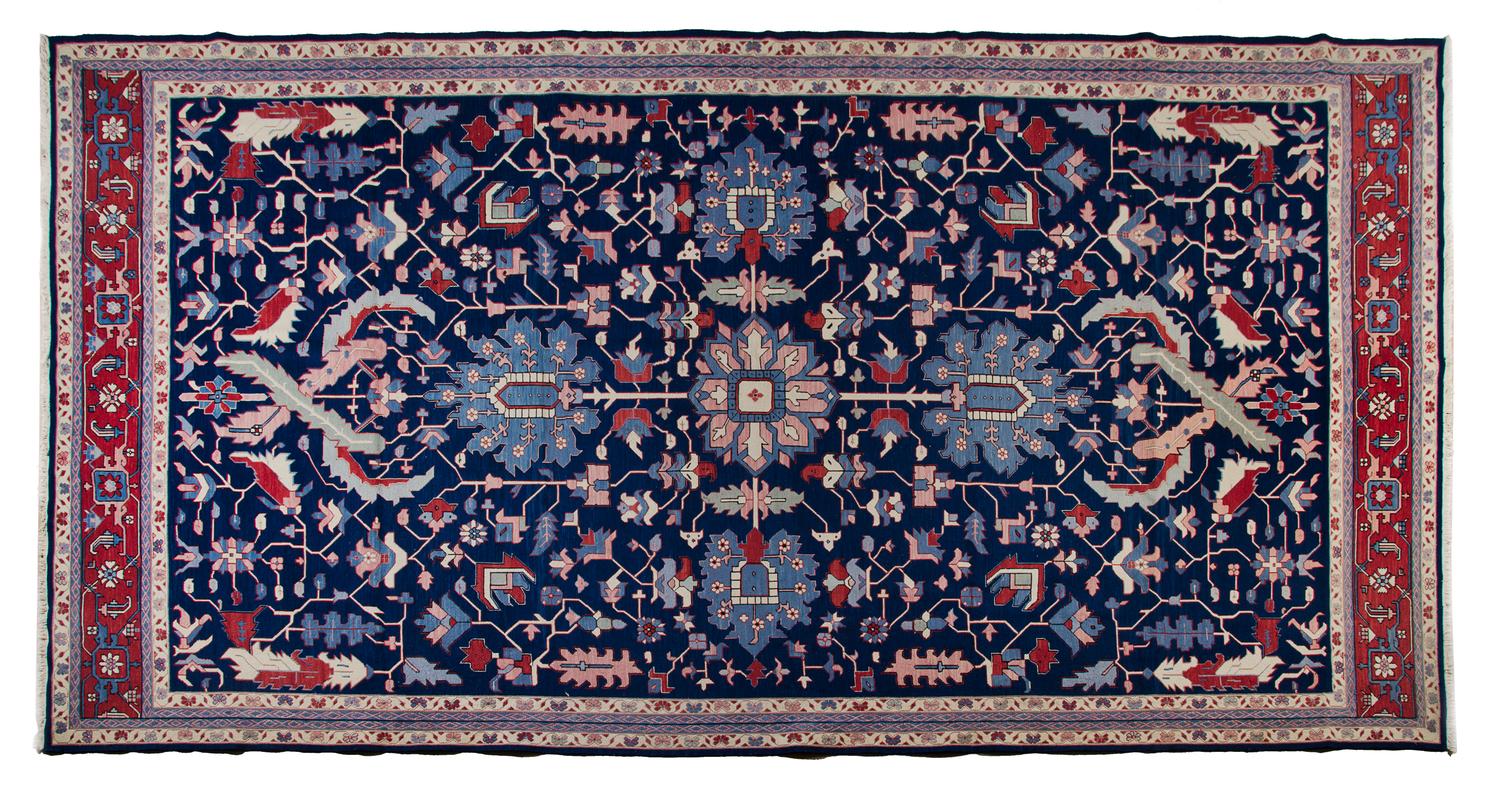 A Persian Wool Rug 17 feet 10 inches x 10 feet 8 inches. — FIRST HALF 20TH CENTURY